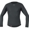 Gore Base Layer WS Thermo Shirt Long, Schwarz -Fahrradausrüstung gore base layer ws thermo shirt long schwarz