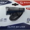 Sigma Aura 60 USB Frontleuchte -Fahrradausrüstung sigma aura 60 usb frontleuchte